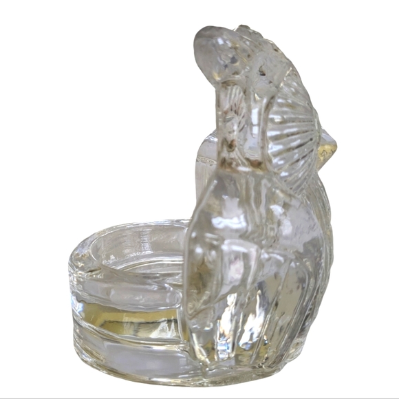 Glass Owl Tealight Candle holder - Picture 5 of 5
